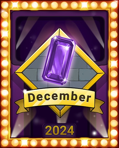 Shimmering Gemstones Lap 3 Badge - Tri-Peaks Solitaire HD