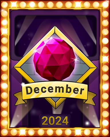 Shimmering Gemstones Lap 4 Badge - Tri-Peaks Solitaire HD