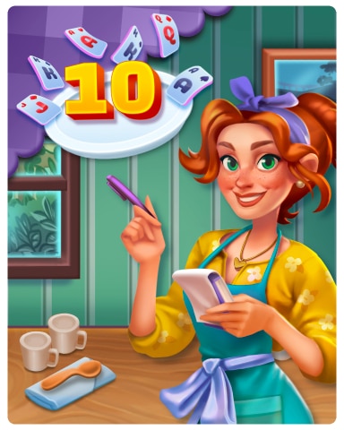 Rank 10 Badge - Card Scramble Rank 10 Badge - Card Scramble