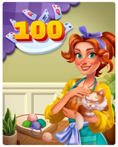 Rank 100 Badge - Card Scramble Rank 100 Badge - Card Scramble
