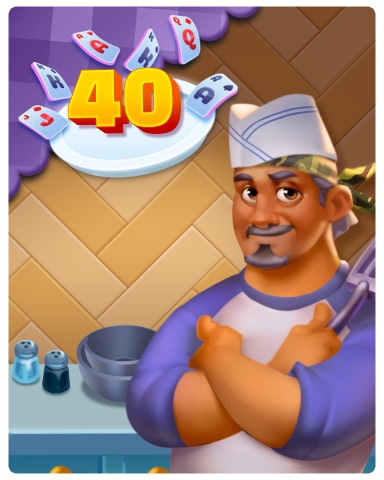 Rank 40 Badge - Card Scramble