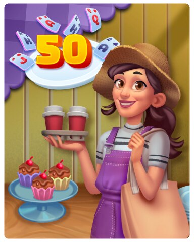 Rank 50 Badge - Card Scramble