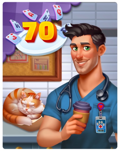Rank 70 Badge - Card Scramble