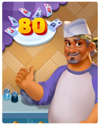 Rank 80 Badge - Card Scramble