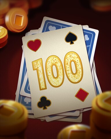 Rank 100 Badge - Poker Town Rank 100 Badge - Poker Town