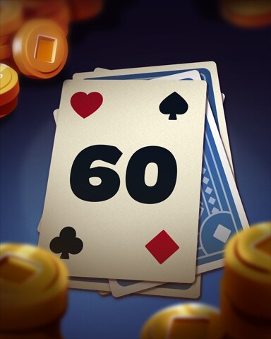 Rank 60 Badge - Poker Town Rank 60 Badge - Poker Town