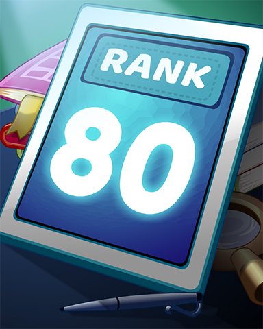 Rank 80 Badge - Word Search Daily HD