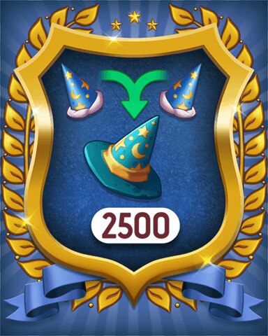 Wizard Hats 2500 Badge - Merge Academy