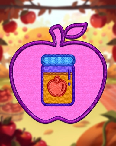 Purple Apple Cider Badge - Mahjong Sanctuary