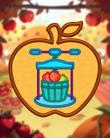 Orange Cider Press Badge - MONOPOLY Sudoku