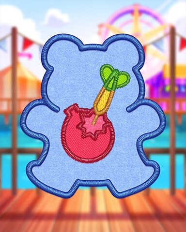 Blue Balloon Dart Badge - Rainy Day Spider Solitaire HD