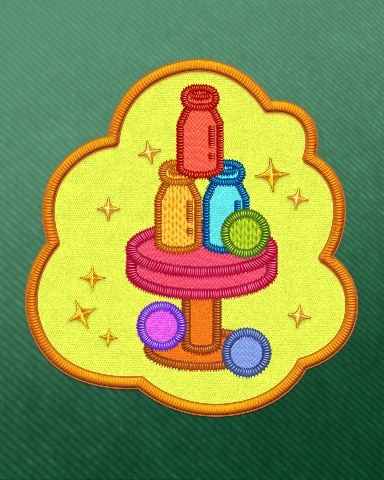 Pogo Bottle Blaster Badge