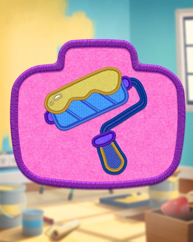 Violet Painter Badge - Jet Set Solitaire