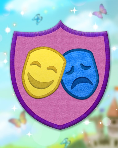 Violet Acting Badge - A Way With Words