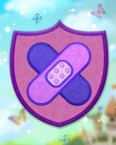Violet Medic Badge - Pogo Mini-Golf