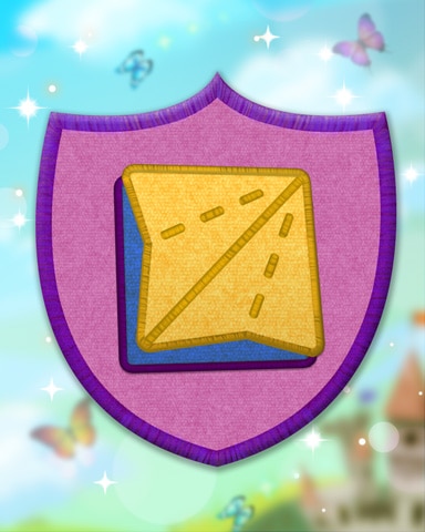 Violet Origami Badge - Trizzle