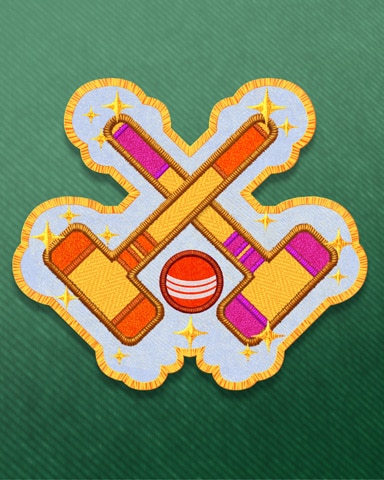 Pogo Croquet Champion Badge