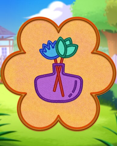 Orange Arrangement Badge - Solitaire Home Story Orange Arrangement Badge - Solitaire Home Story