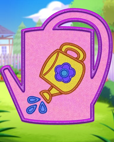 Pink Watering Badge - Trizzle Pink Watering Badge - Trizzle