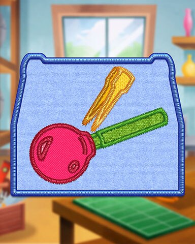 Blue Glassblowing Badge - Payday Freecell HD