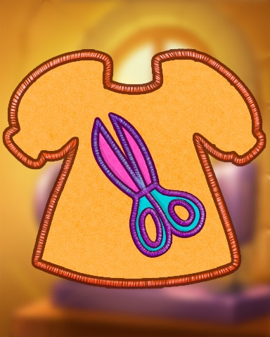 Orange Cutting Pattern Badge - Merge Academy Orange Cutting Pattern Badge - Merge Academy