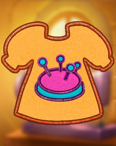 Orange Pinning Badge - Mahjong Sanctuary Orange Pinning Badge - Mahjong Sanctuary