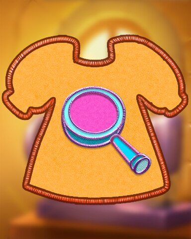 Orange Threading Needle Badge - Garden Blast Orange Threading Needle Badge - Garden Blast