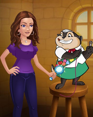 Threading Needle Badge - Claire Hart: Secret In The Shadows