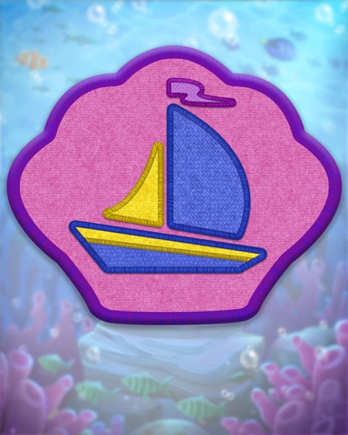 Violet Sailing Badge - Poppit! Bingo