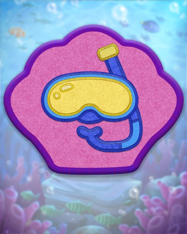 Violet Diving Badge - StoryQuest