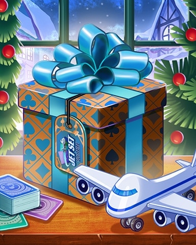 Mile High Holiday Gift Badge - Jet Set Solitaire