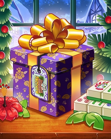 Sweet Sanctuary Holiday Gift Badge - Mahjong Sanctuary