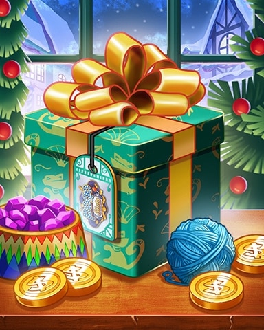 Santa Slots Holiday Gift Badge - Pogo™ Slots