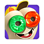 Pogo Candy Colored Glasses Badge