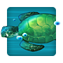 Pogo Turtle Power Badge