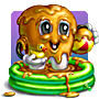 Pogo Caramel Delight Badge