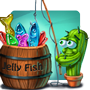 Pogo Fish In A Barrel Badge