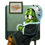 Pogo Grandma Spike Badge