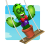 Pogo Swingin' Saguaro Badge