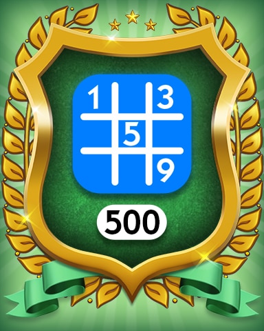 Beginner 500 Badge - MONOPOLY Sudoku