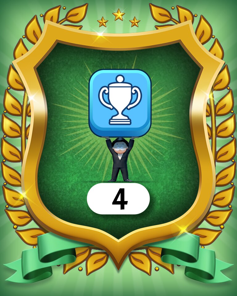 Champion Mode 4 Badge - MONOPOLY Sudoku