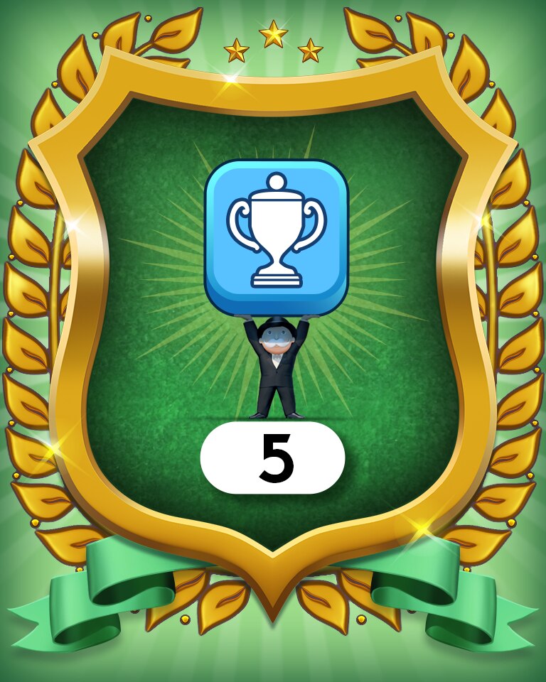 Champion Mode 5 Badge - MONOPOLY Sudoku