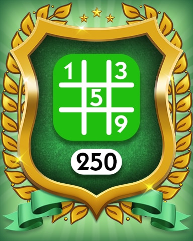 Easy 250 Badge - MONOPOLY Sudoku