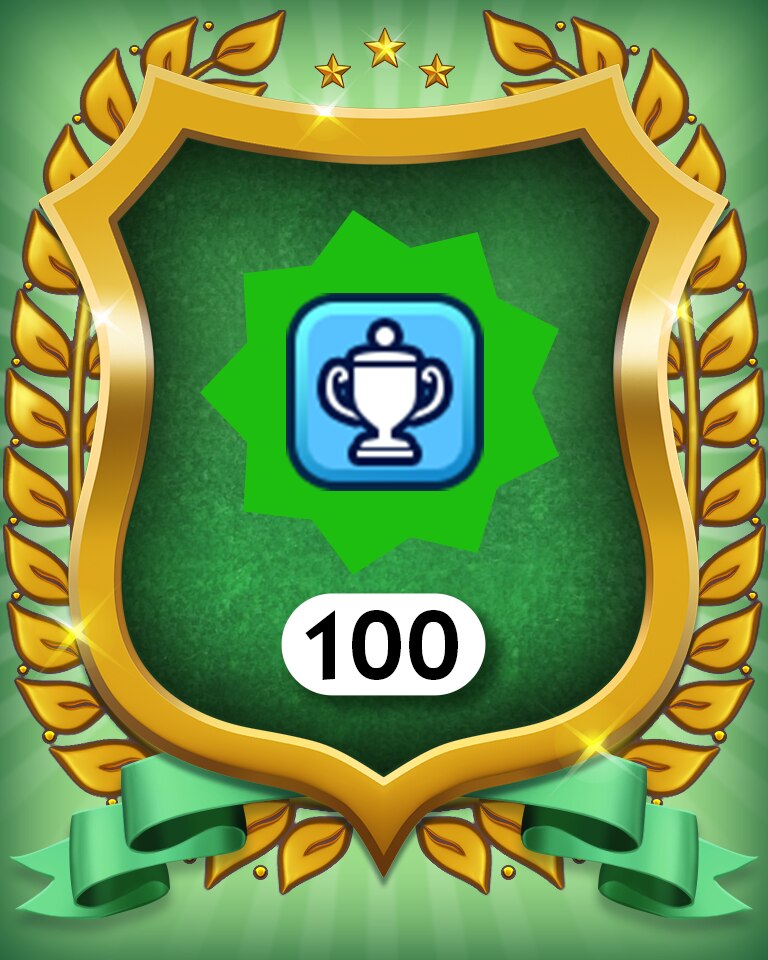 Champion Easy 100 Badge - MONOPOLY Sudoku