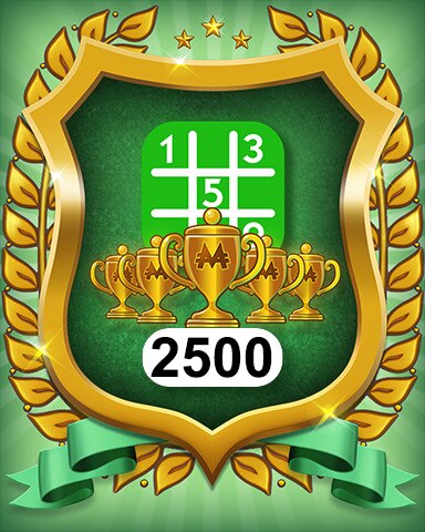 5-Trophy Easy 2500 Badge - MONOPOLY Sudoku 5-Trophy Easy 2500 Badge - MONOPOLY Sudoku