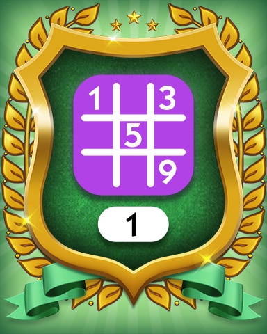 Expert 1 Badge - MONOPOLY Sudoku
