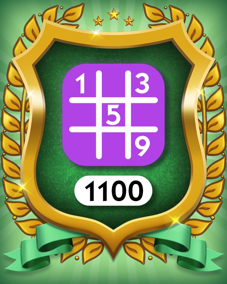 Boardwalk 1100 Expert Badge - MONOPOLY Sudoku