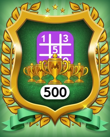 5-Trophy Expert 500 Badge - MONOPOLY Sudoku