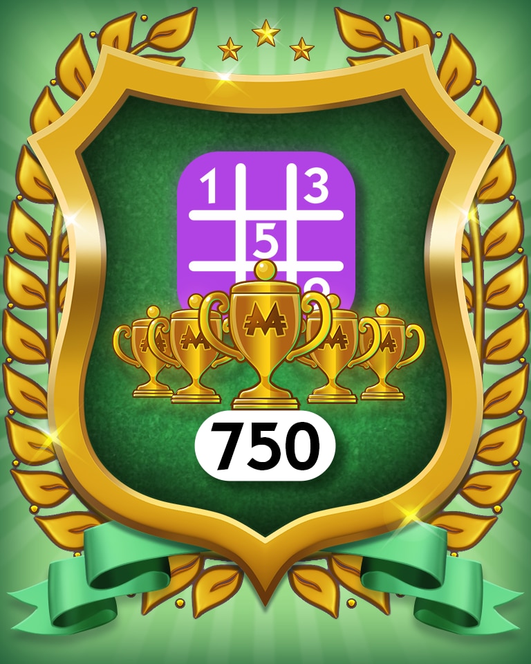 5-Trophy Expert 750 Badge - MONOPOLY Sudoku