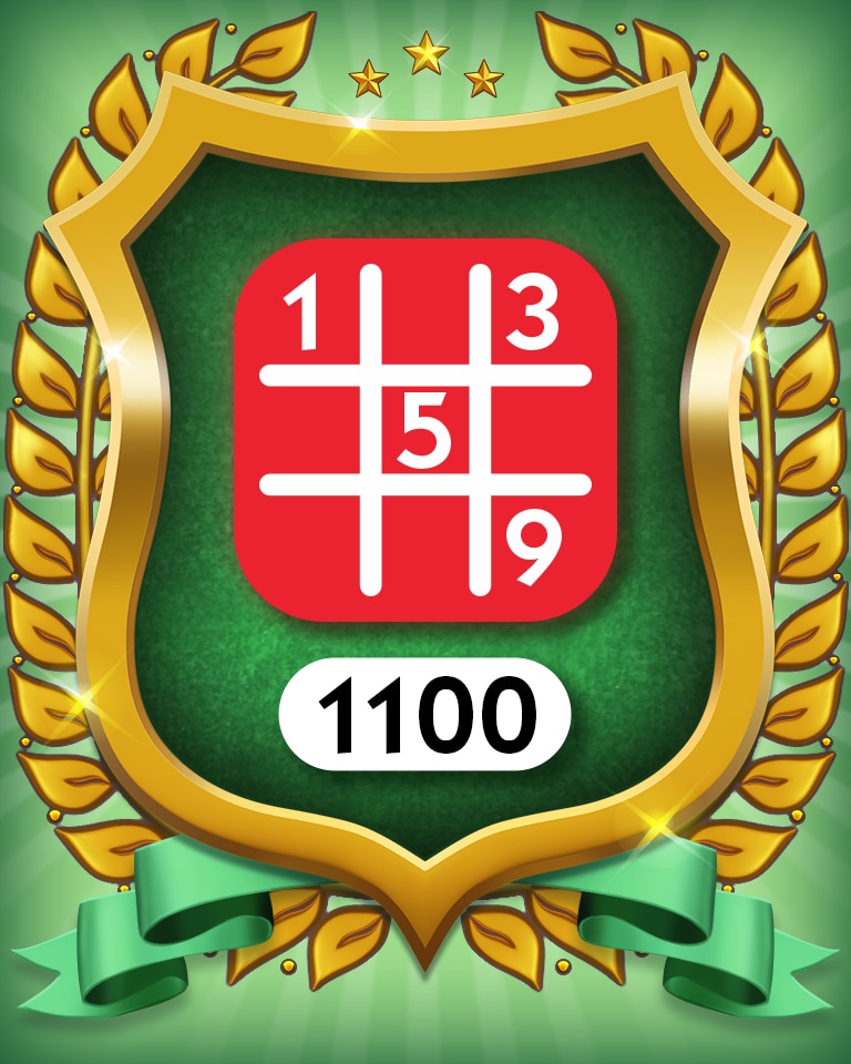 Marvin Gardens 1100 Hard Badge - MONOPOLY Sudoku